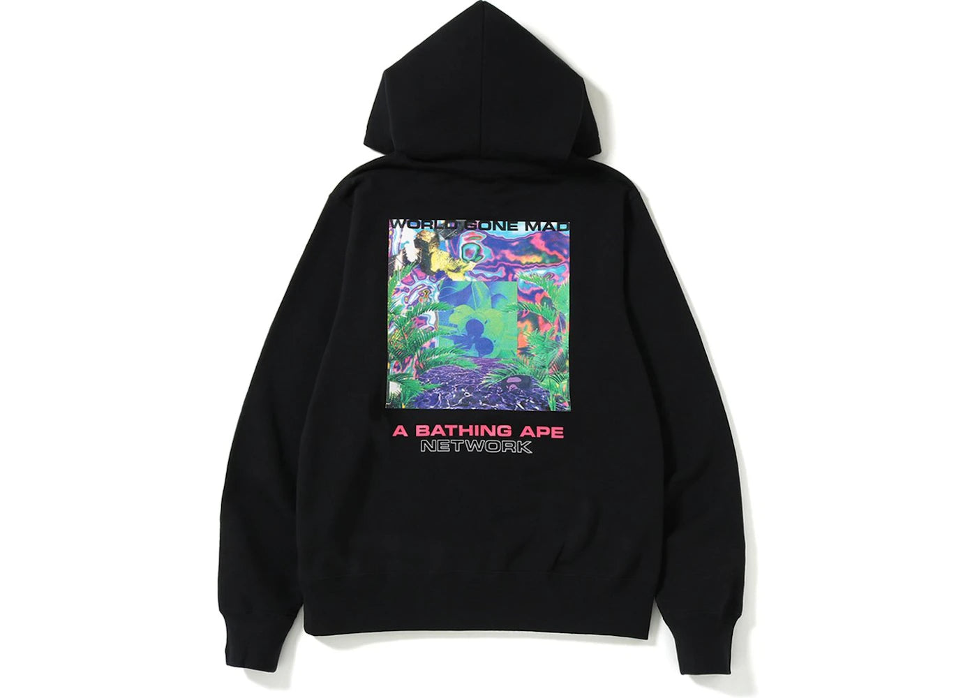 BAPE Network Wide Pullover Hoodie Black