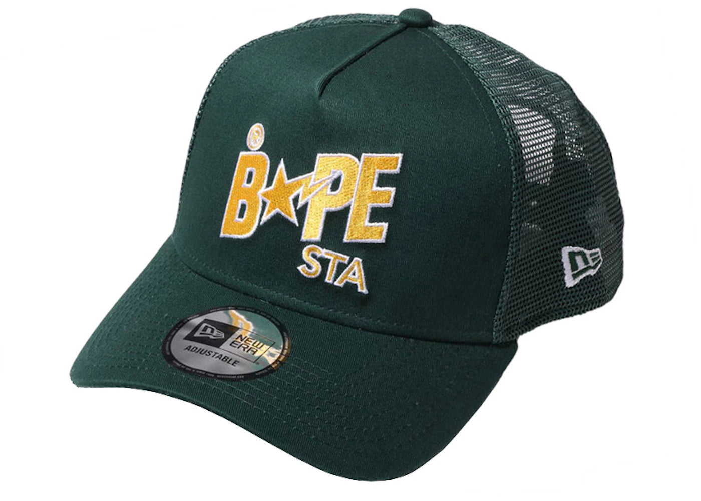 BAPE New Era 9Forty Bape Sta Cap Green