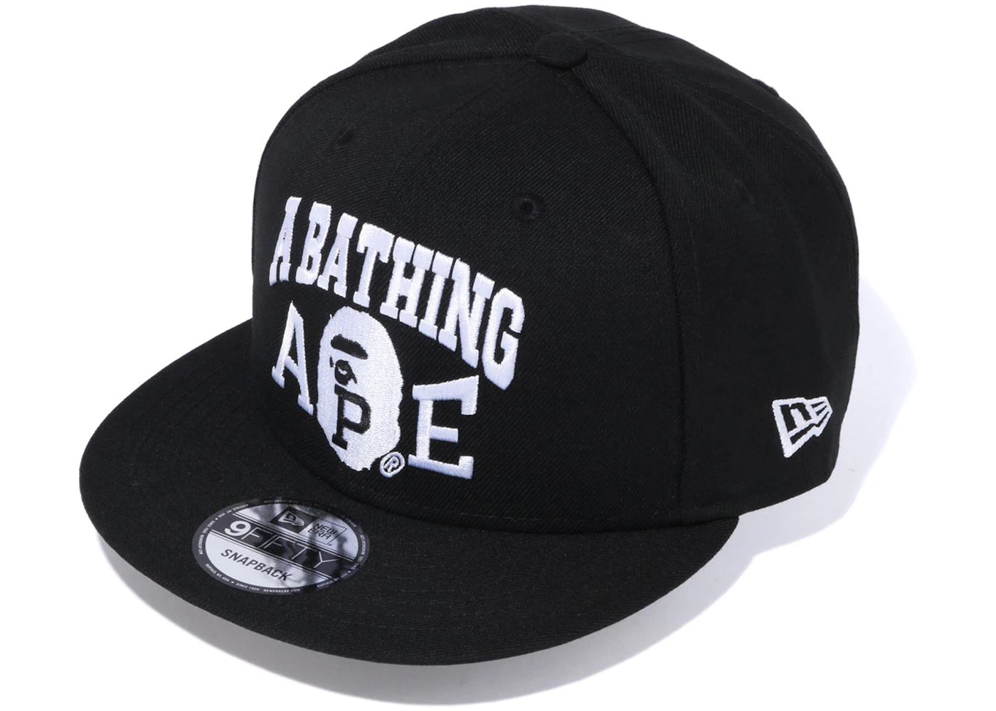 BAPE New Era Snap Back Cap Black