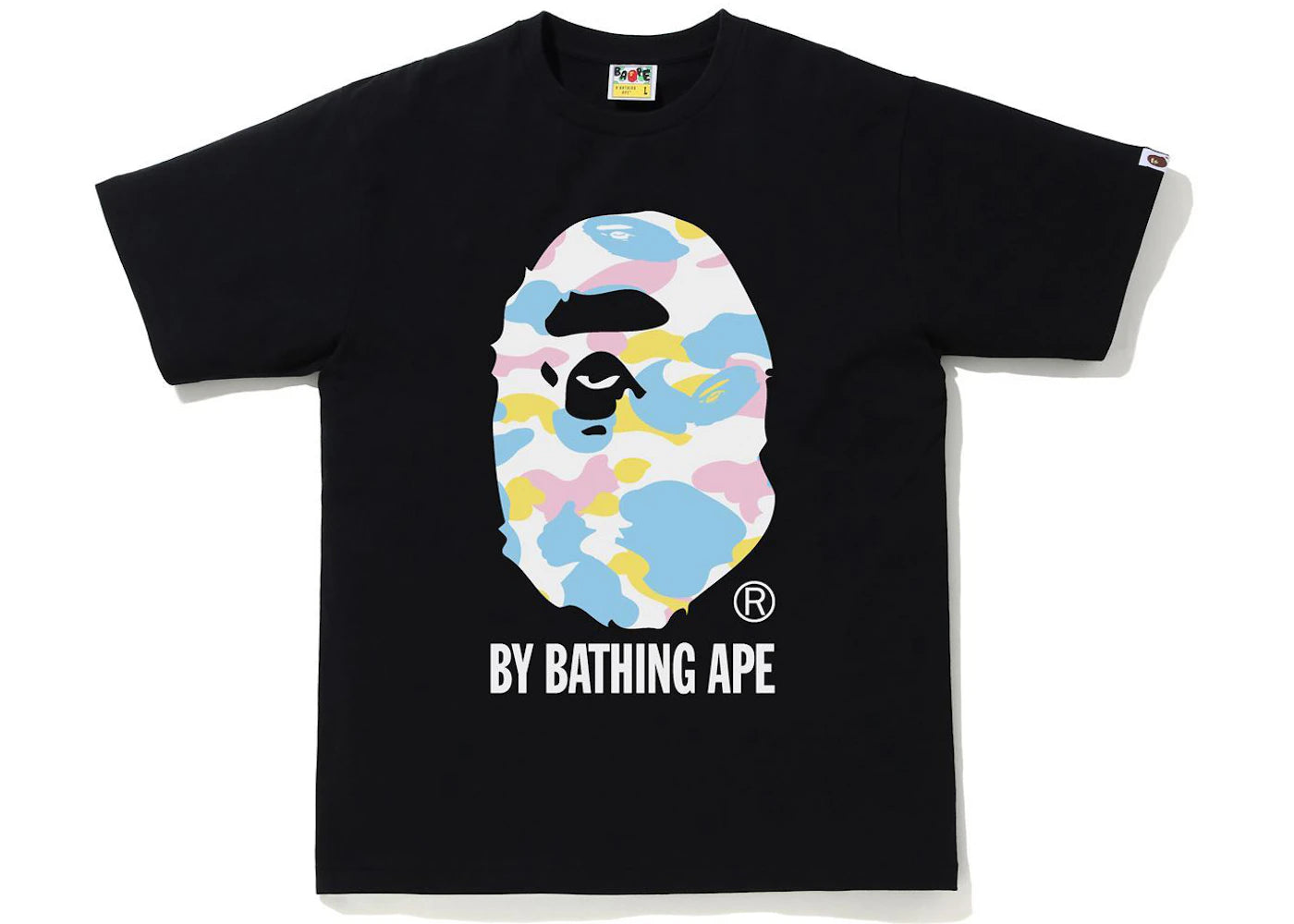 BAPE New Multi Camo By Bathing Ape Tee Black