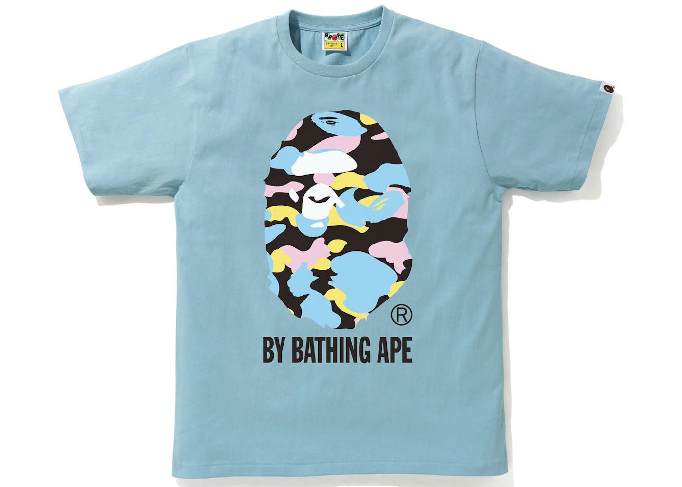 BAPE New Multi Camo By Bathing Ape Tee Blue