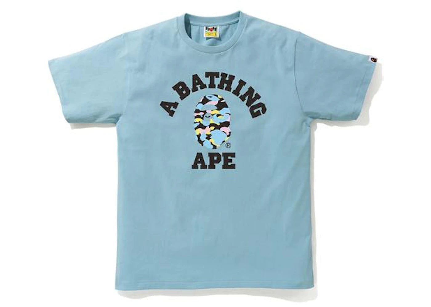 BAPE New Multi Camo College Tee Sax