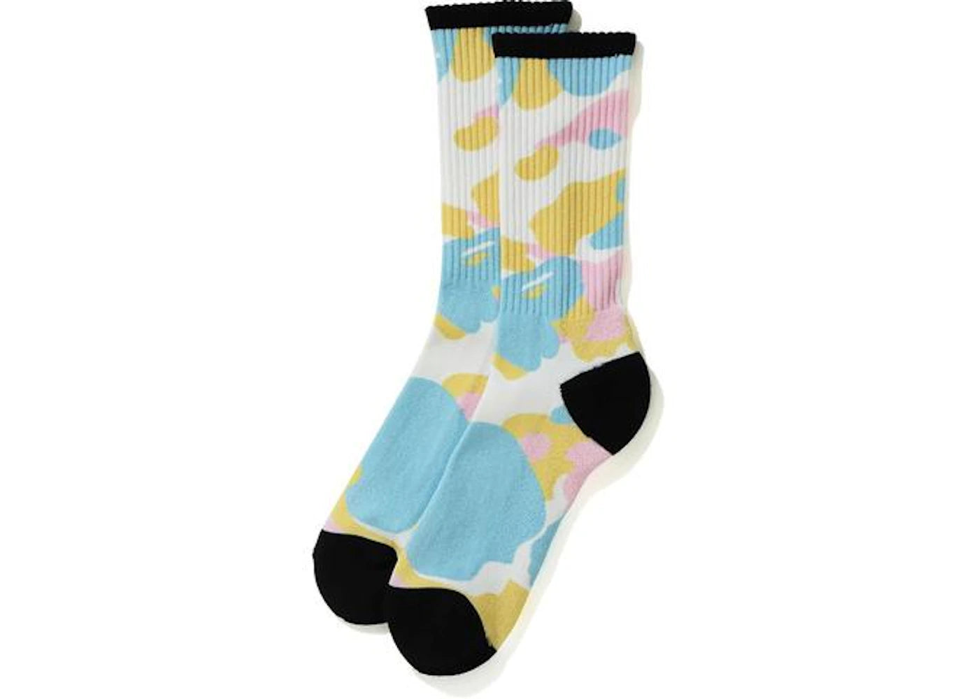 BAPE New Multi Camo Socks White