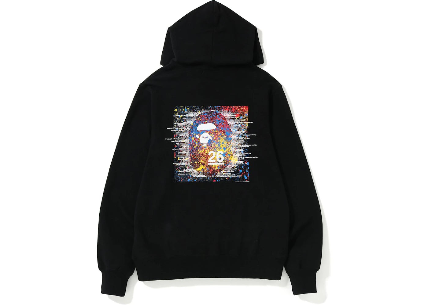 BAPE Nowhere 26th Anniversary Pullover Hoodie Black