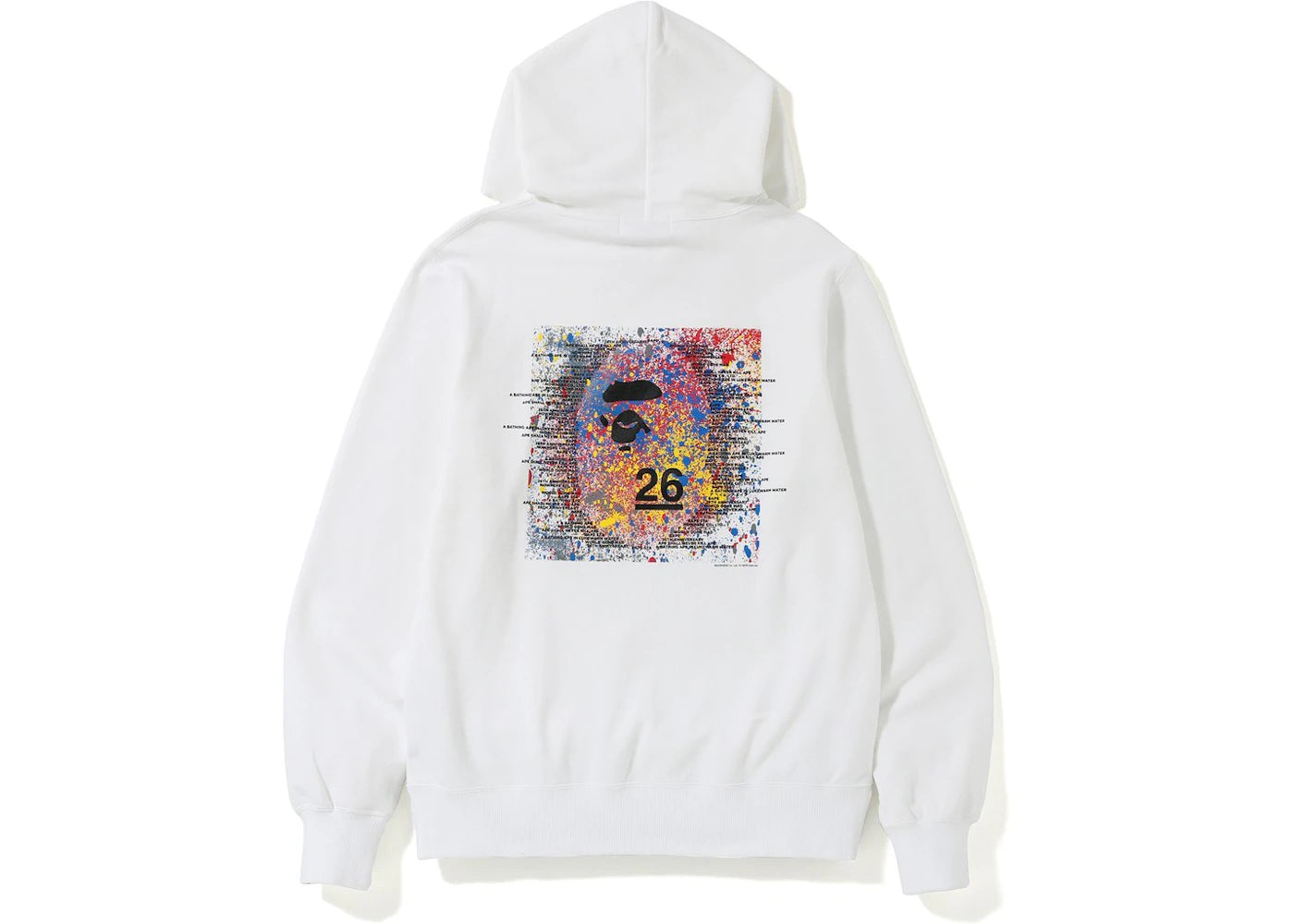 BAPE Nowhere 26th Anniversary Pullover Hoodie White