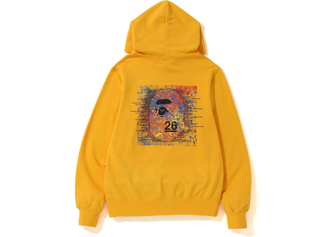BAPE Nowhere 26th Anniversary Pullover Hoodie Yellow