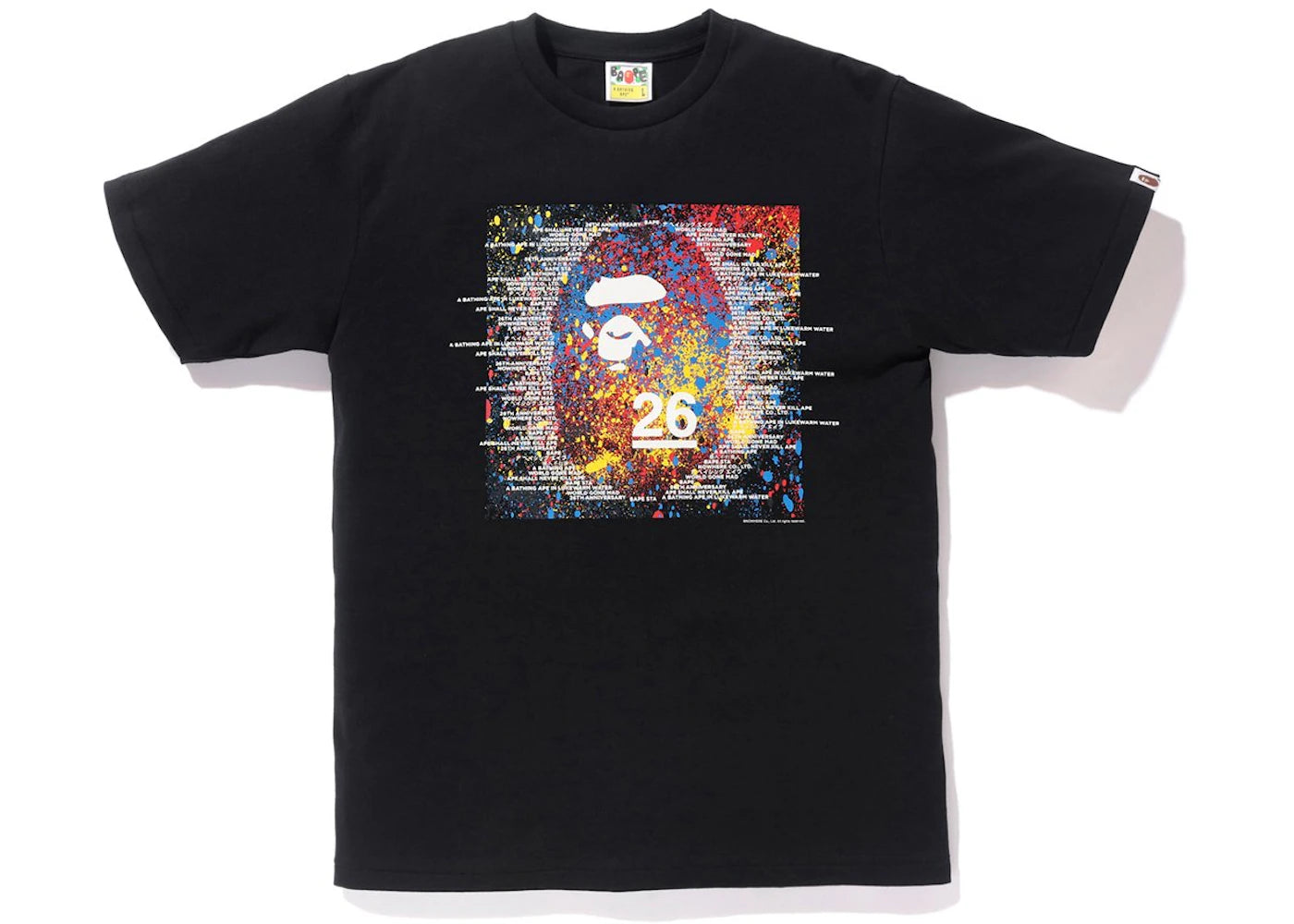 BAPE Nowhere 26th Anniversary Tee Black