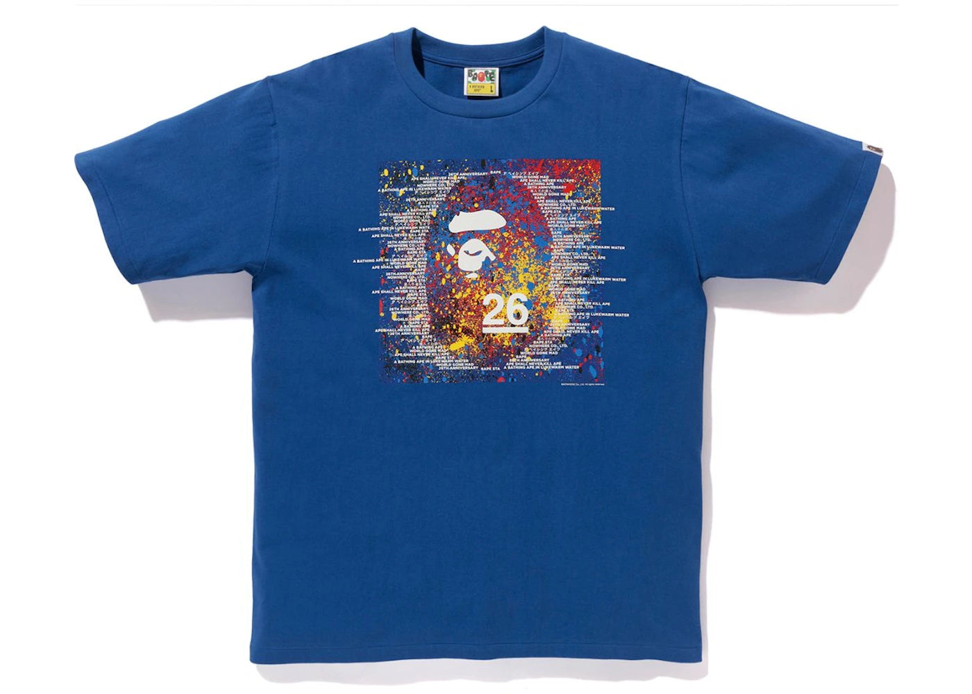 BAPE Nowhere 26th Anniversary Tee Blue