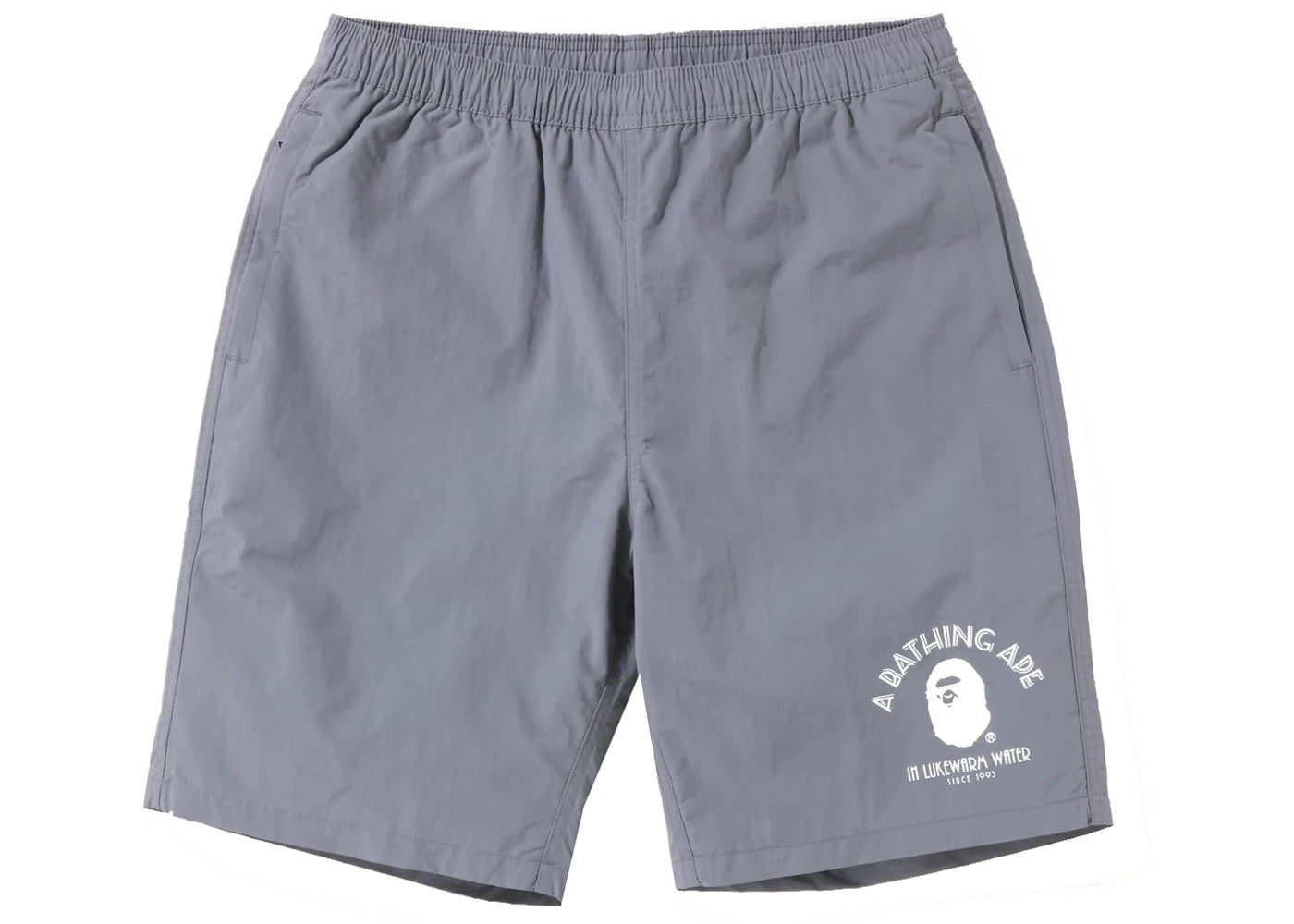 BAPE Nylon Beach Shorts Gray