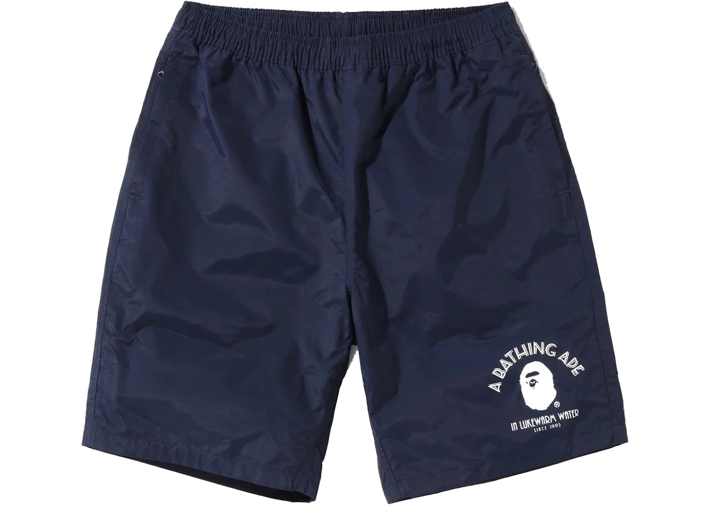 BAPE Nylon Beach Shorts Navy