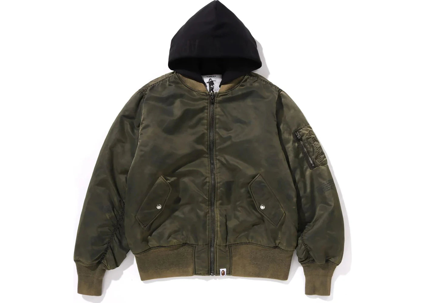 BAPE Nylon MA-1 Jacket Olive Drab