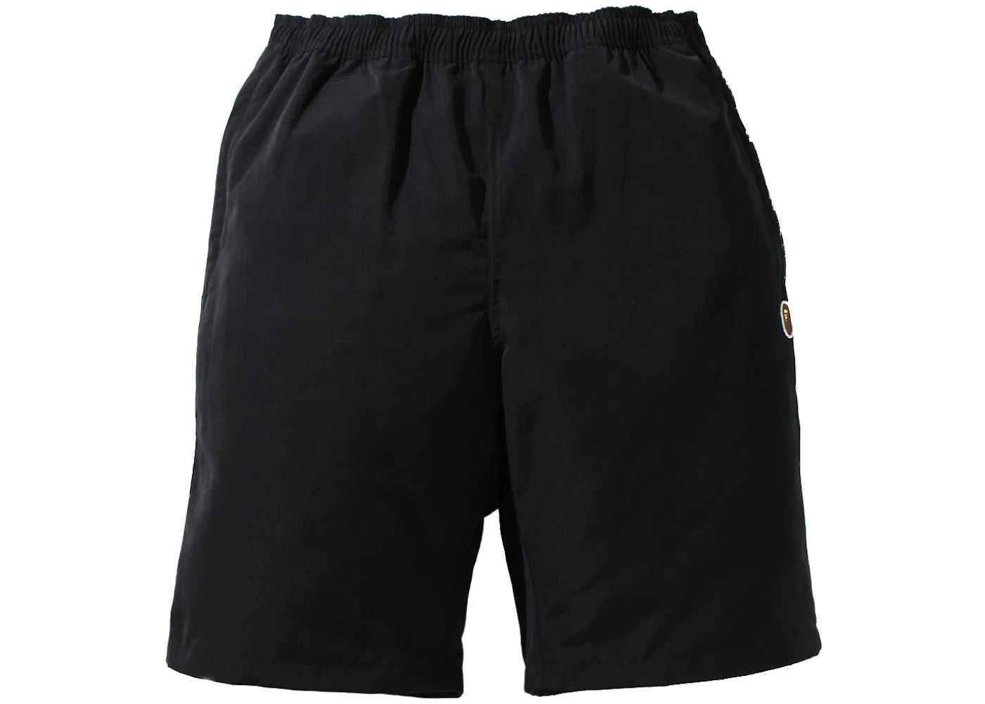 BAPE One Point Beach Shorts Black