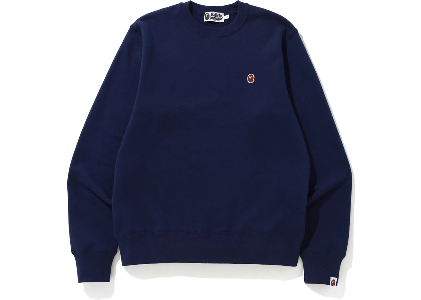 BAPE One Point Crewneck Navy