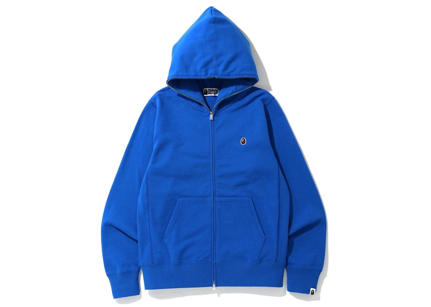 BAPE One Point Full Zip Hoodie Blue