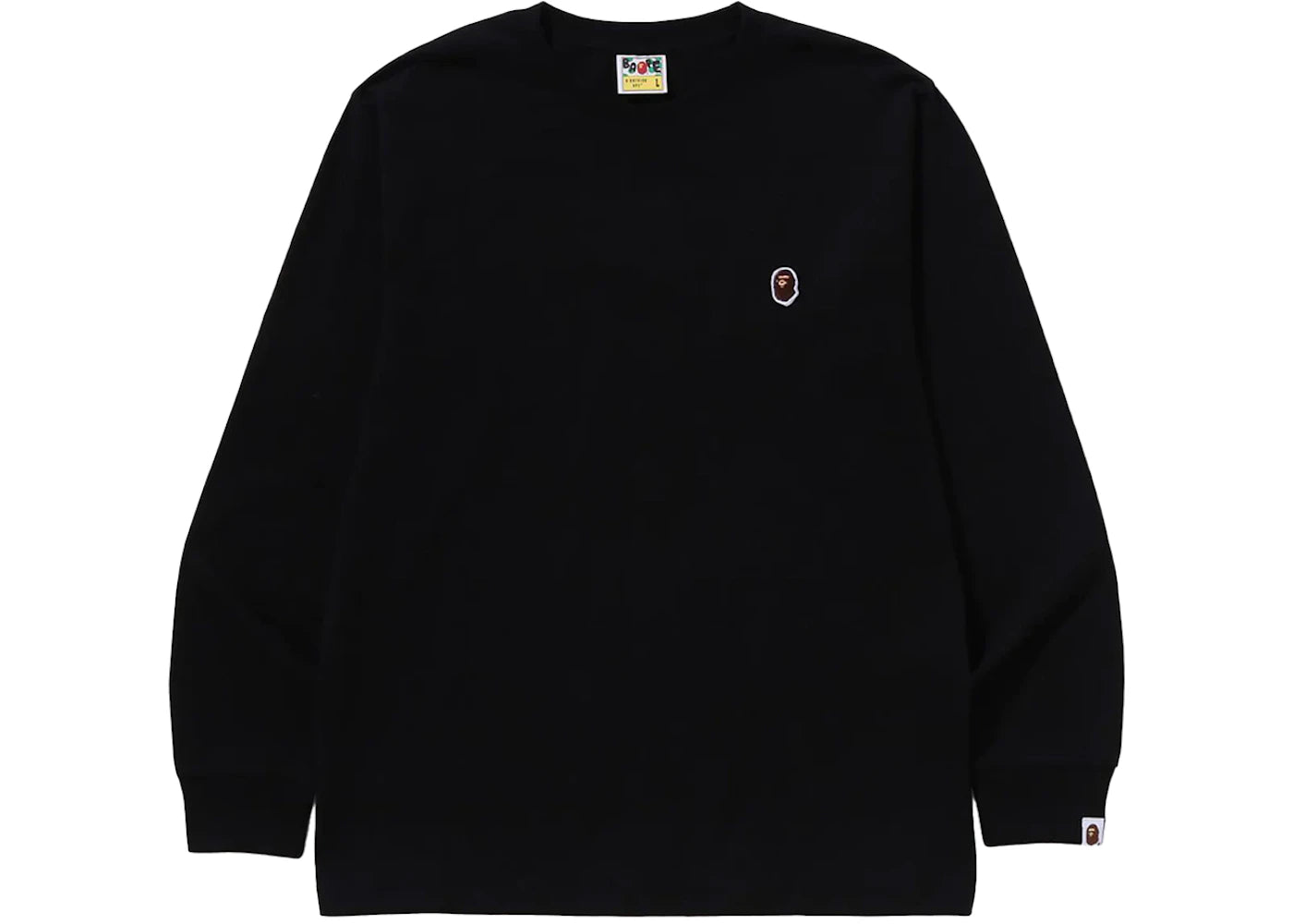 BAPE One Point L/S Tee Black