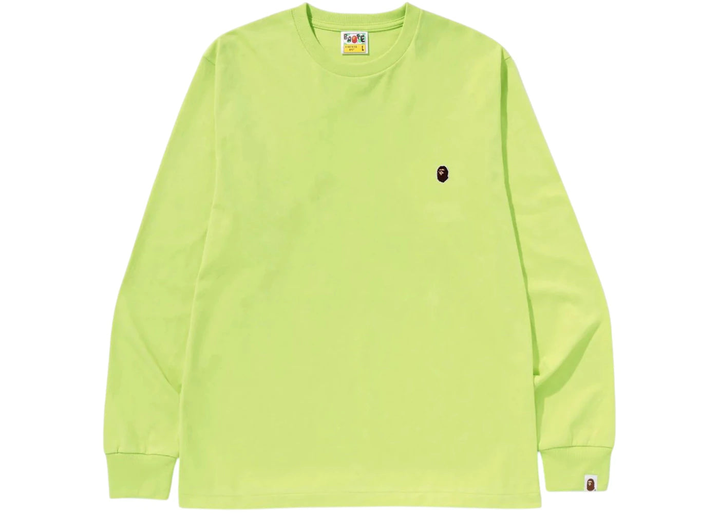 BAPE One Point L/S Tee Lightgreen
