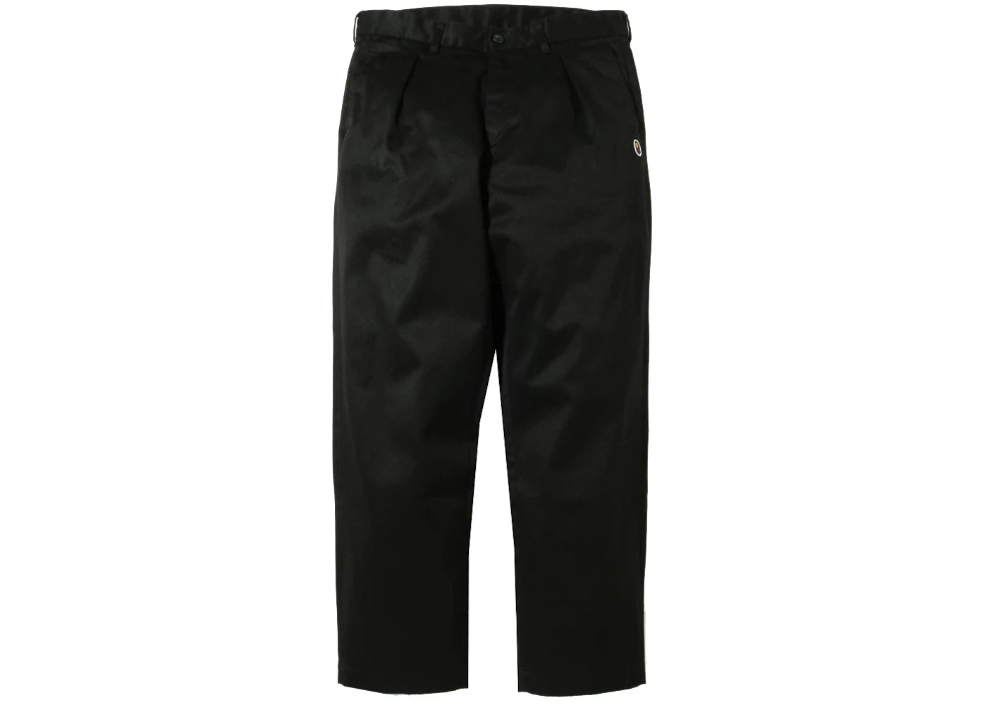 BAPE One Point Loose Fit Chino Pants Black