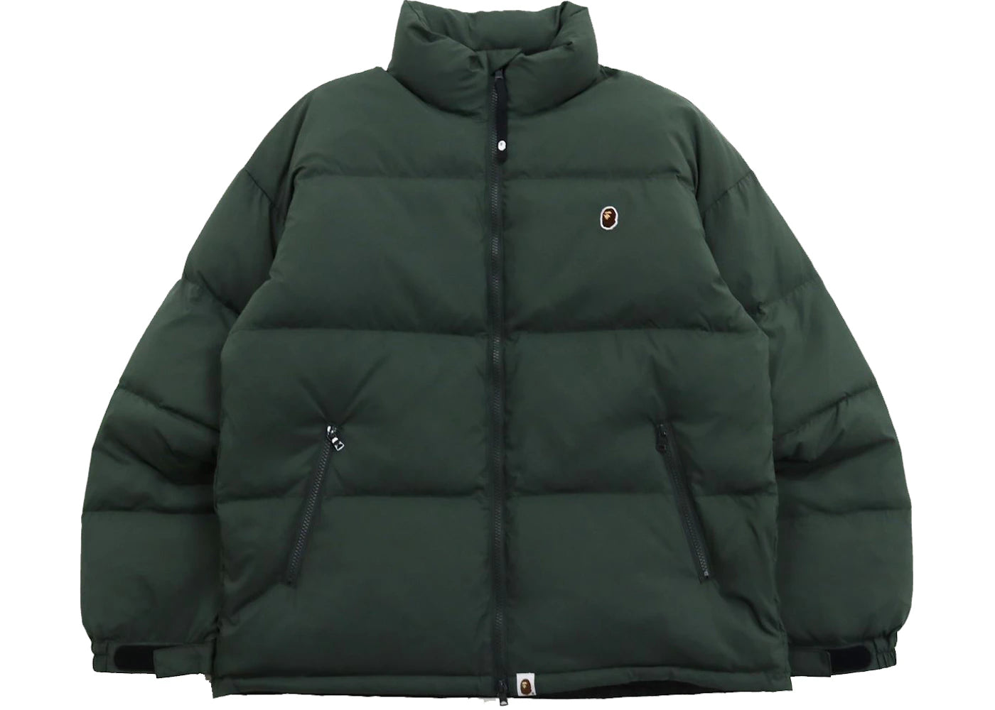 BAPE One Point Loose Fit Down Jacket Green