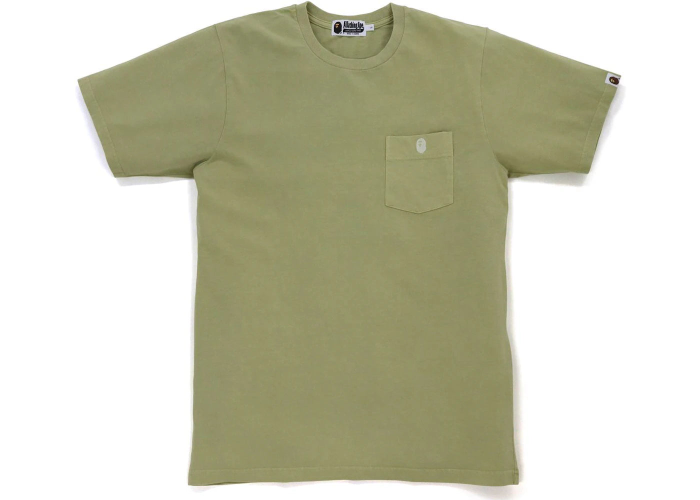 BAPE One Point Overdye Pocket Tee Beige