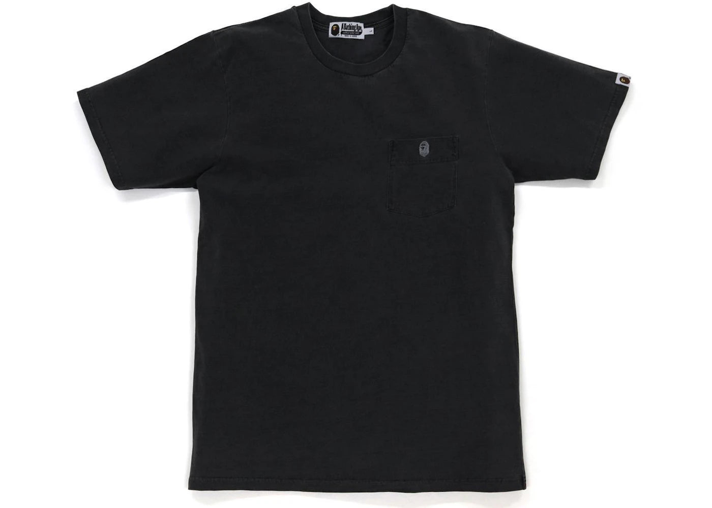 BAPE One Point Overdye Pocket Tee Black