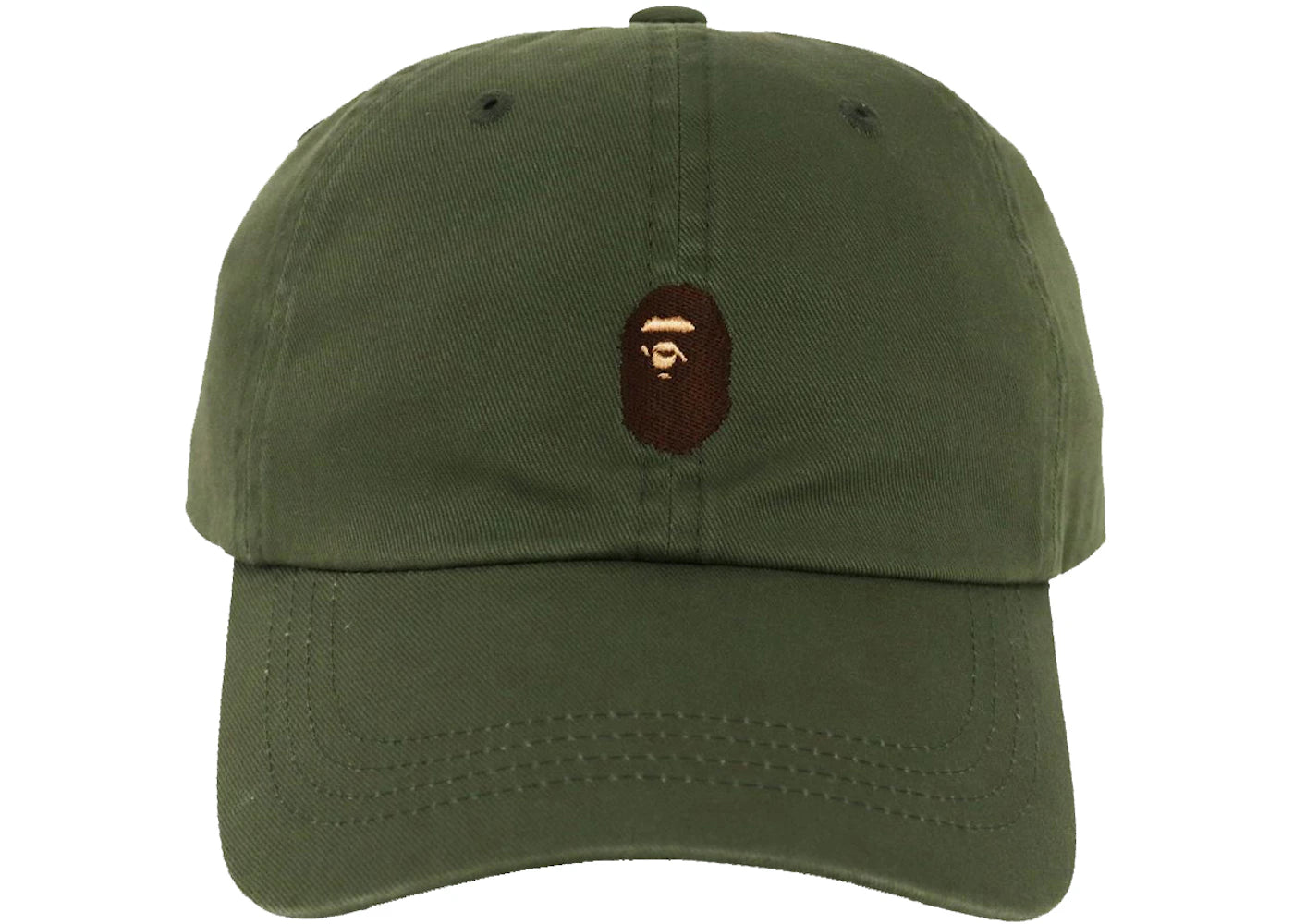 BAPE One Point Panel Cap Olivedrab
