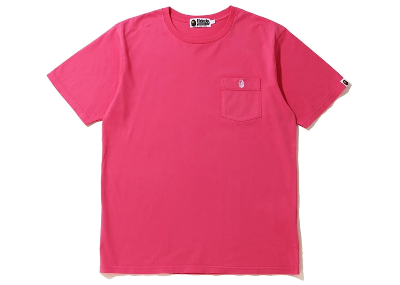 BAPE One Point Pocket Overdye Tee Pink