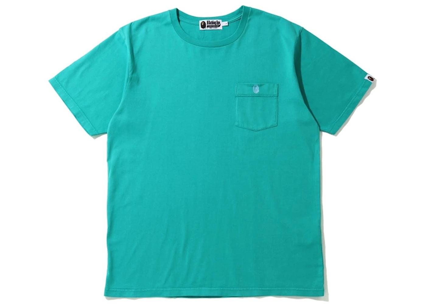 BAPE One Point Pocket Overdye Tee Sax