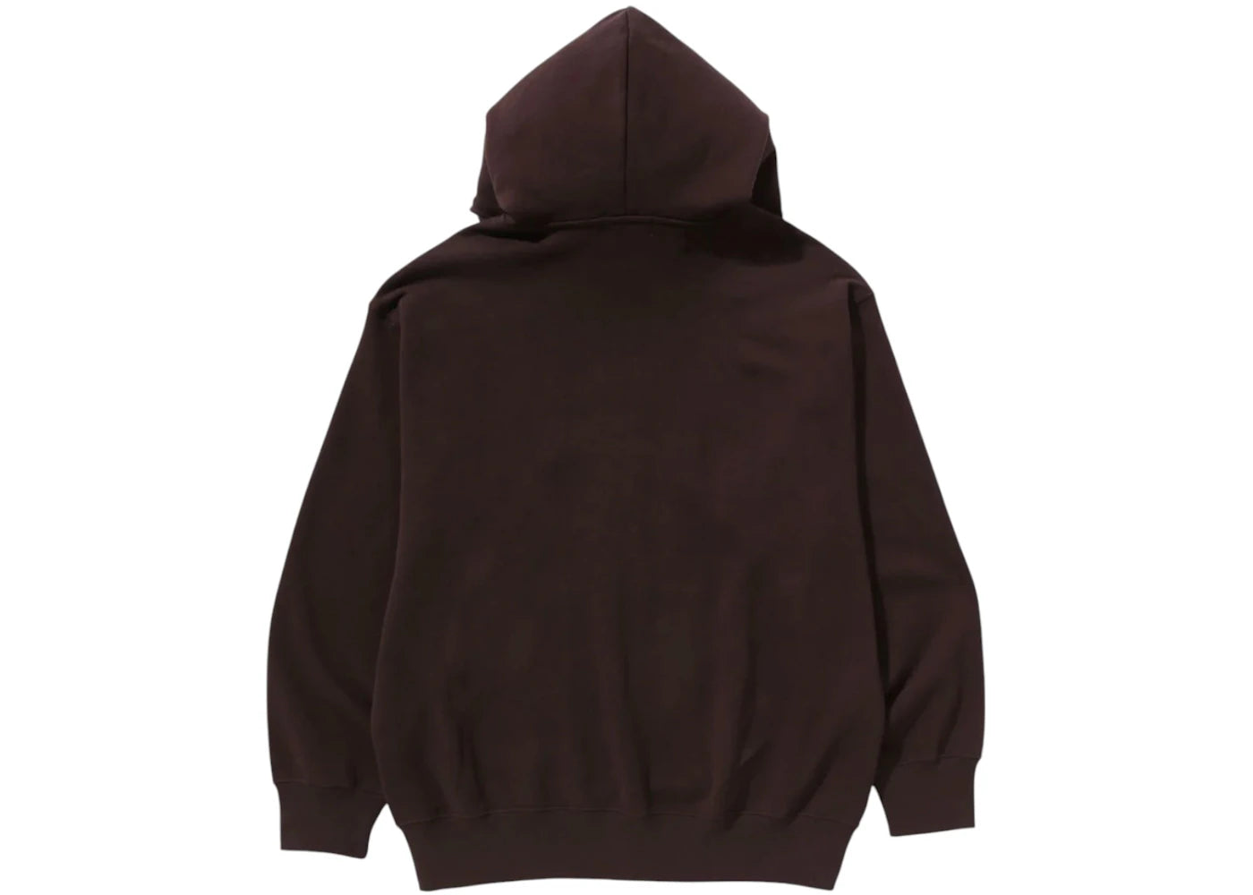 BAPE One Point Relaxed Fit Zip Hoodie Brown