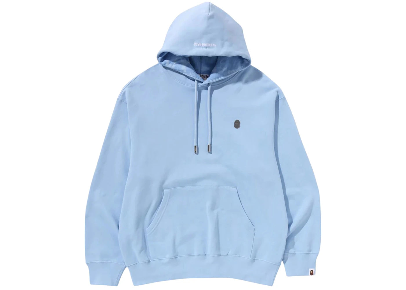 BAPE One Point Relaxed Pullover Hoodie Sax