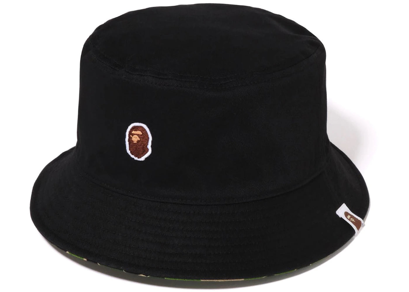 BAPE One Point Reversible Bucket Hat Black/Green