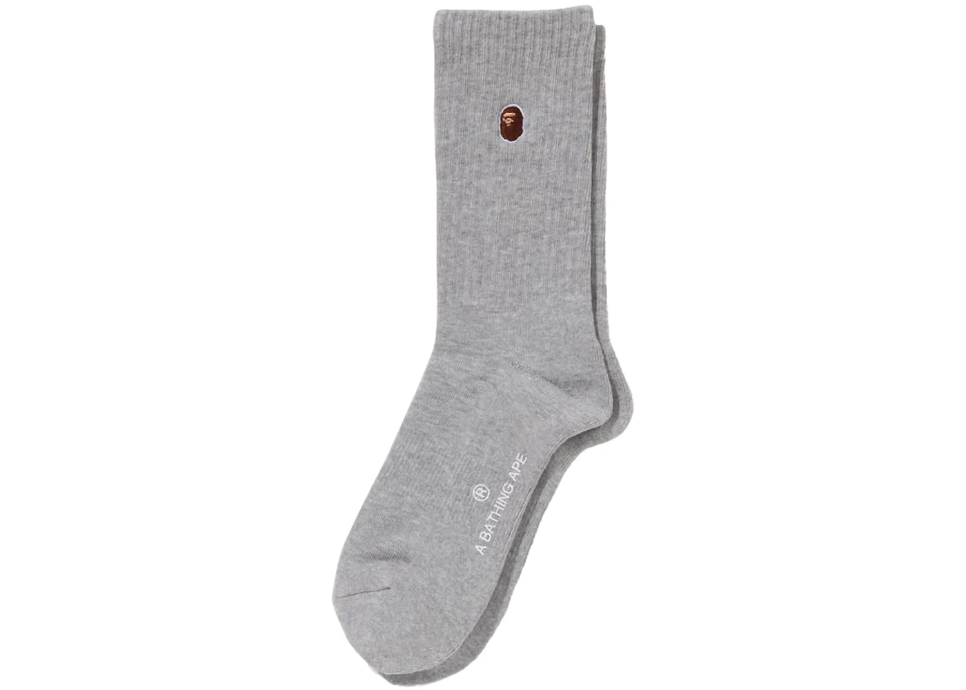BAPE One Point Socks Grey