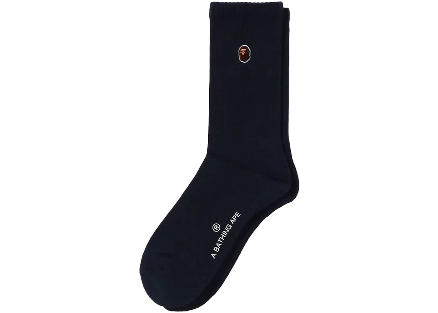 BAPE One Point Socks Navy