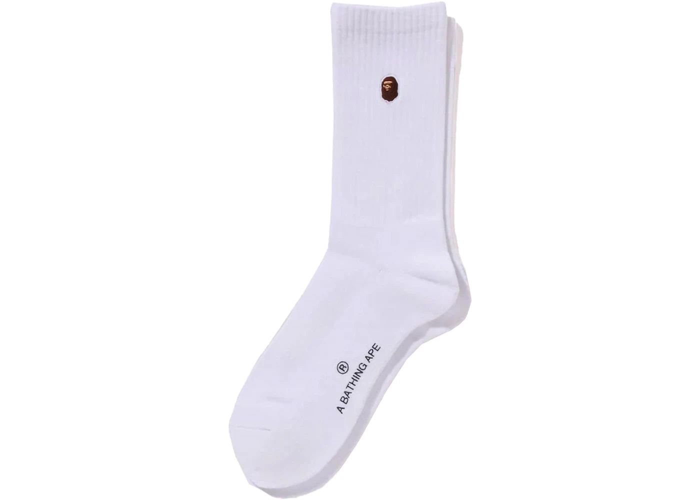 BAPE One Point Socks White