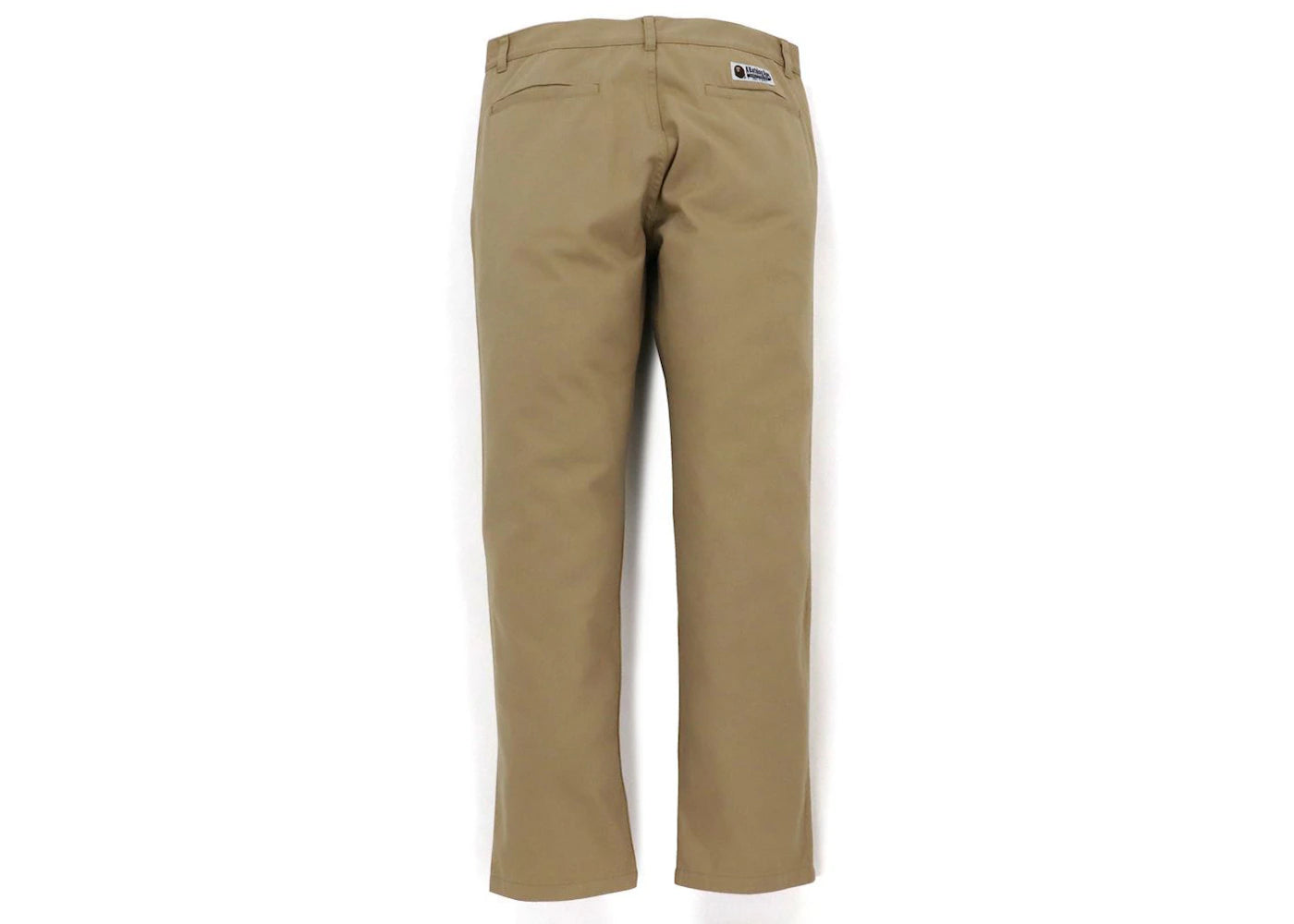 BAPE One Point Wide Fit Chino Pants Beige