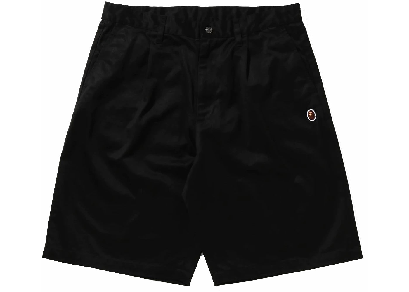 BAPE One Point Wide Fit Chino Shorts Black