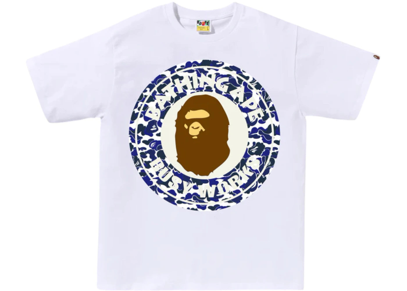 BAPE Online Exclusive Big Busy Works Bapec Tee White