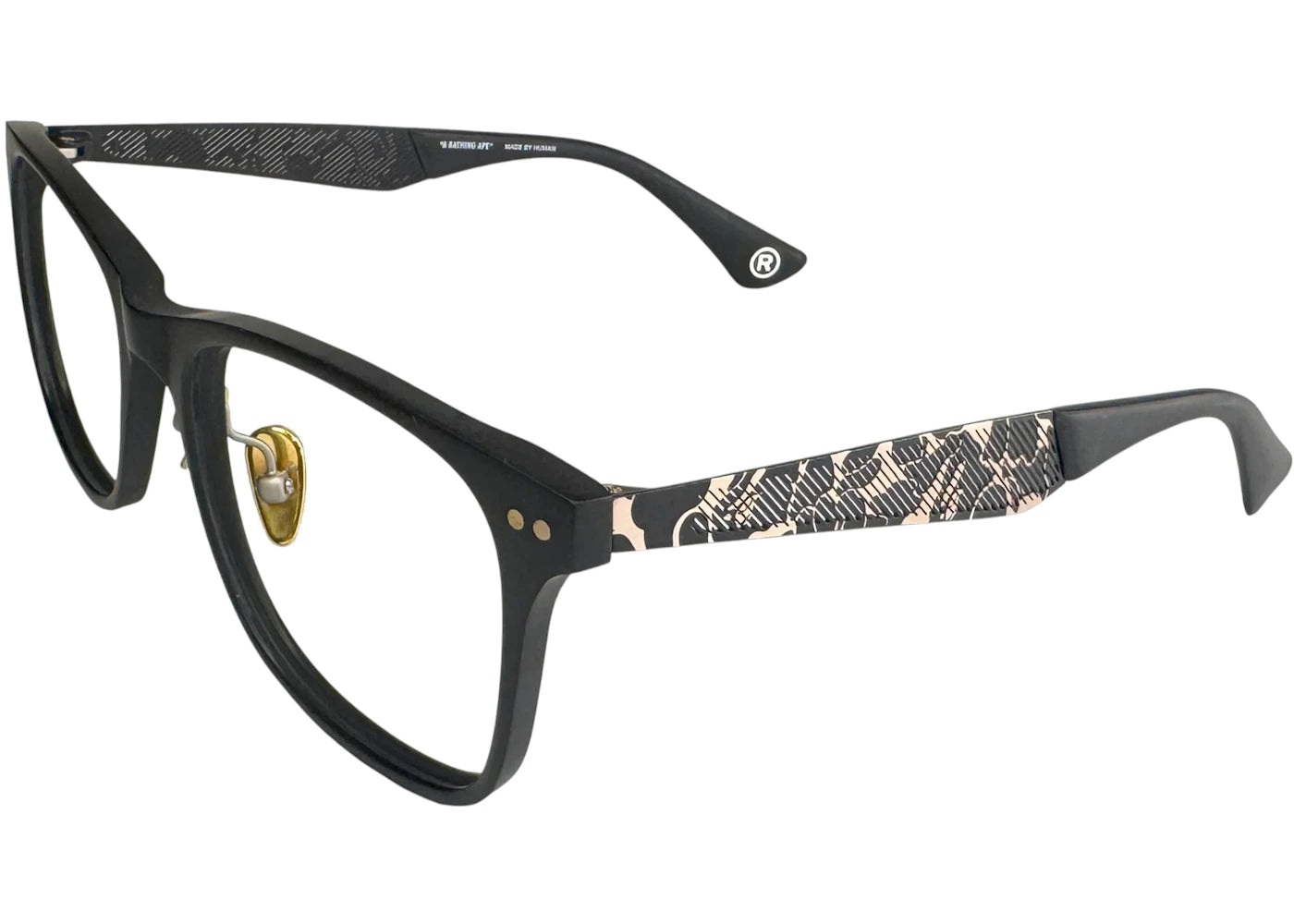 BAPE Optical Flame BA13014 Glasses Black