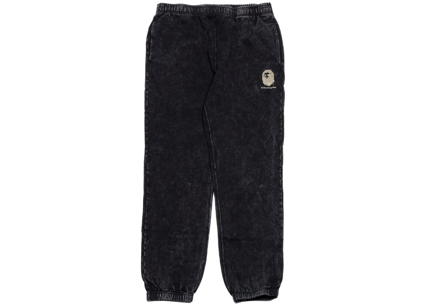 BAPE Overdye Sweat Pants Black