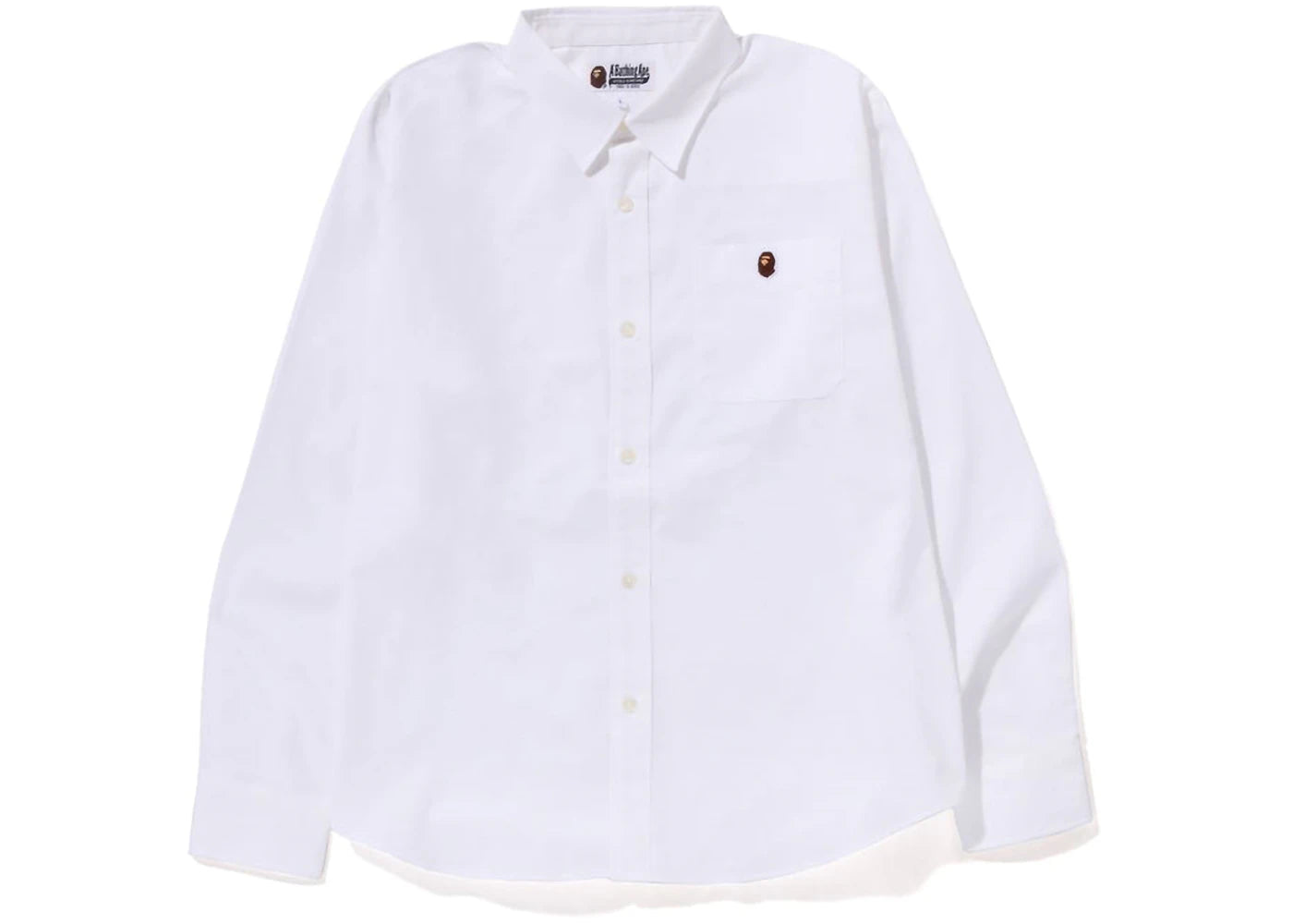 BAPE Oxford Relaxed Fit Shirt (SS23) White