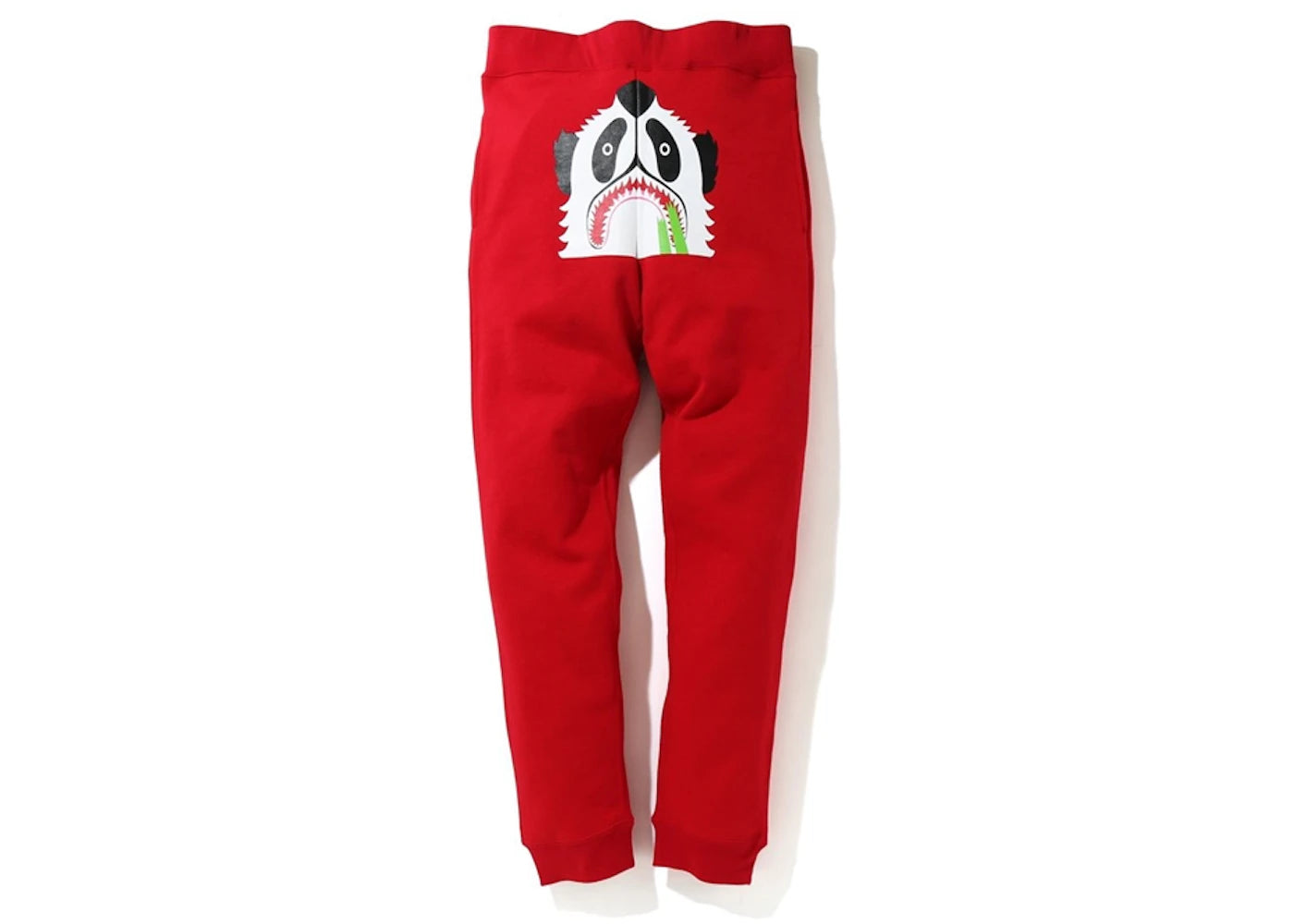 BAPE Panda Slim Sweatpants Red