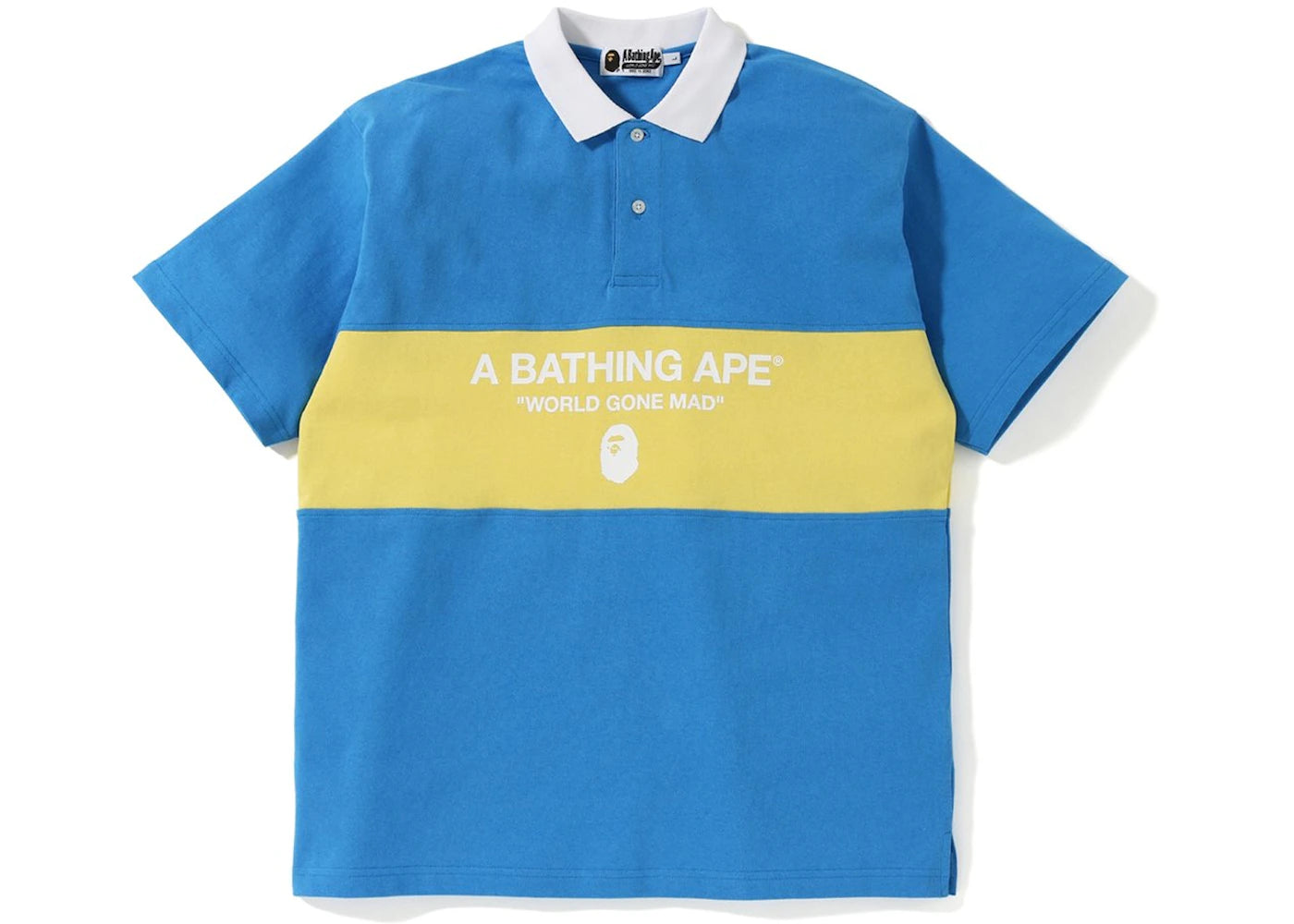 BAPE Pastel Color Relaxed Polo Blue