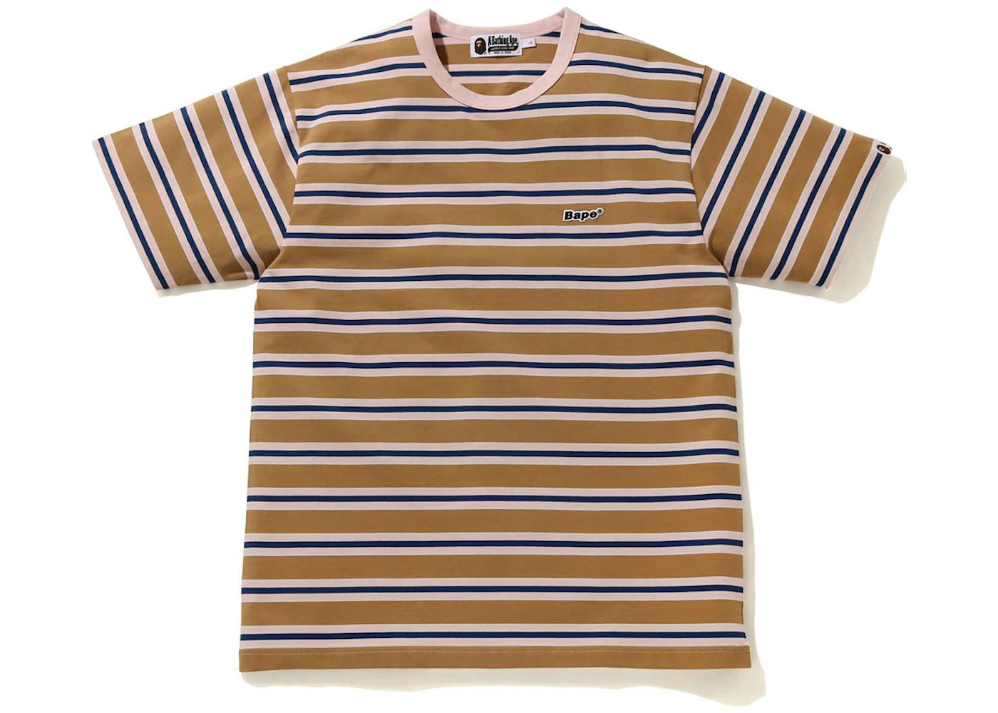 BAPE Patched Hoop Tee Beige