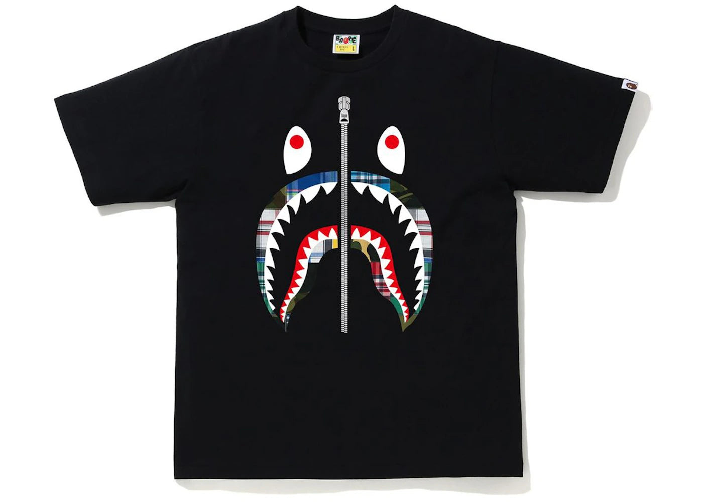 BAPE Patchwork Shark T-shirt Black