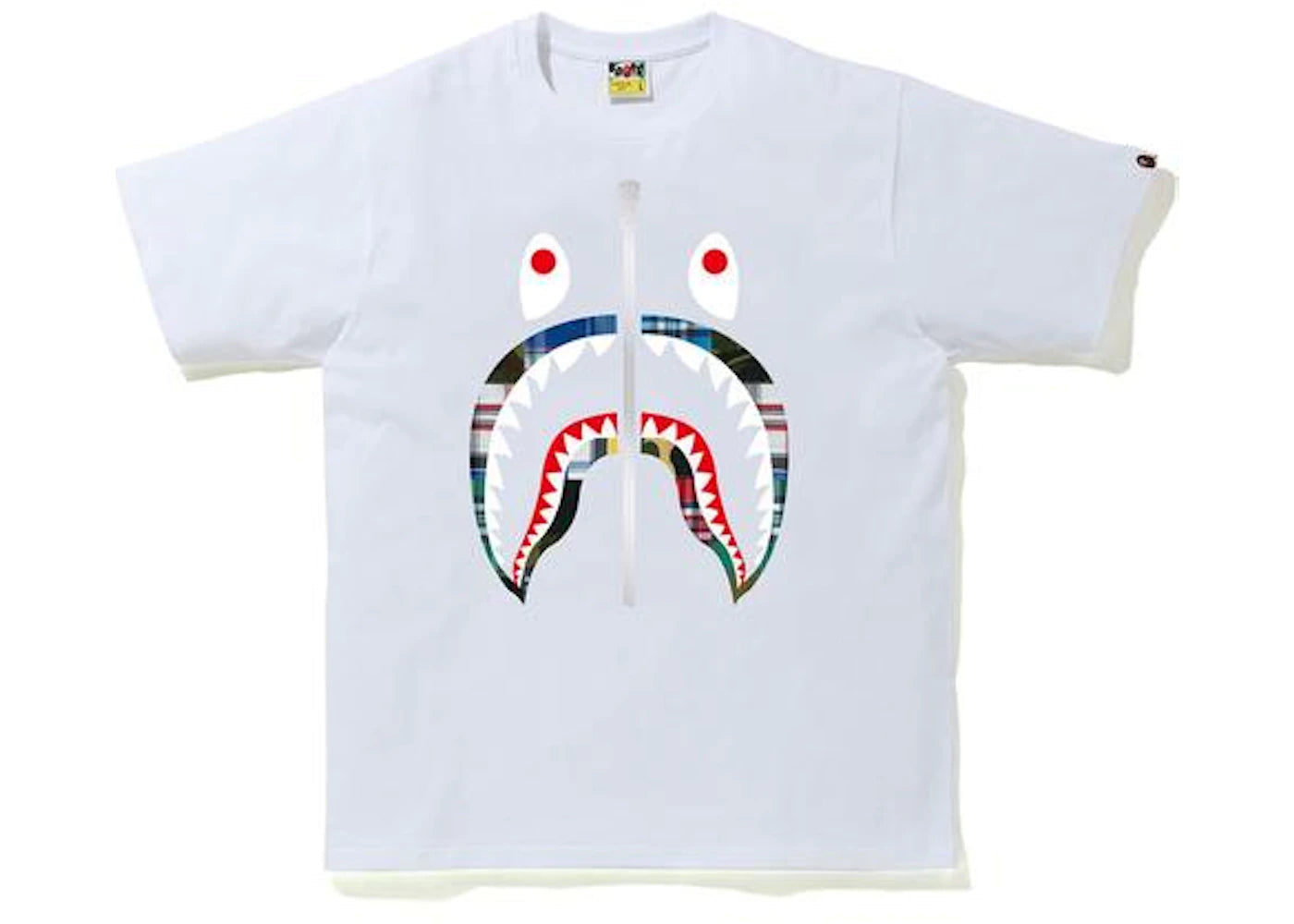 BAPE Patchwork Shark T-shirt White