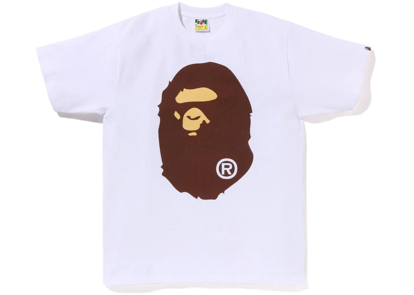BAPE Pigment Big Ape Head Tee (SS23) White