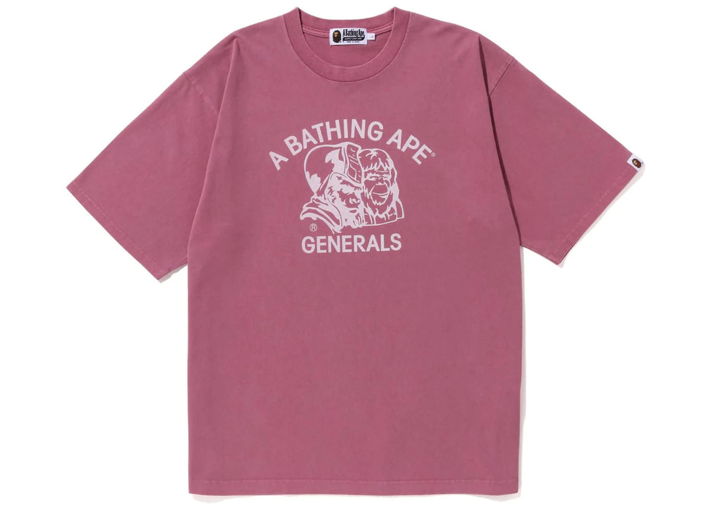BAPE Pigment Dyed General Bape Relaxed Fit Tee Purple