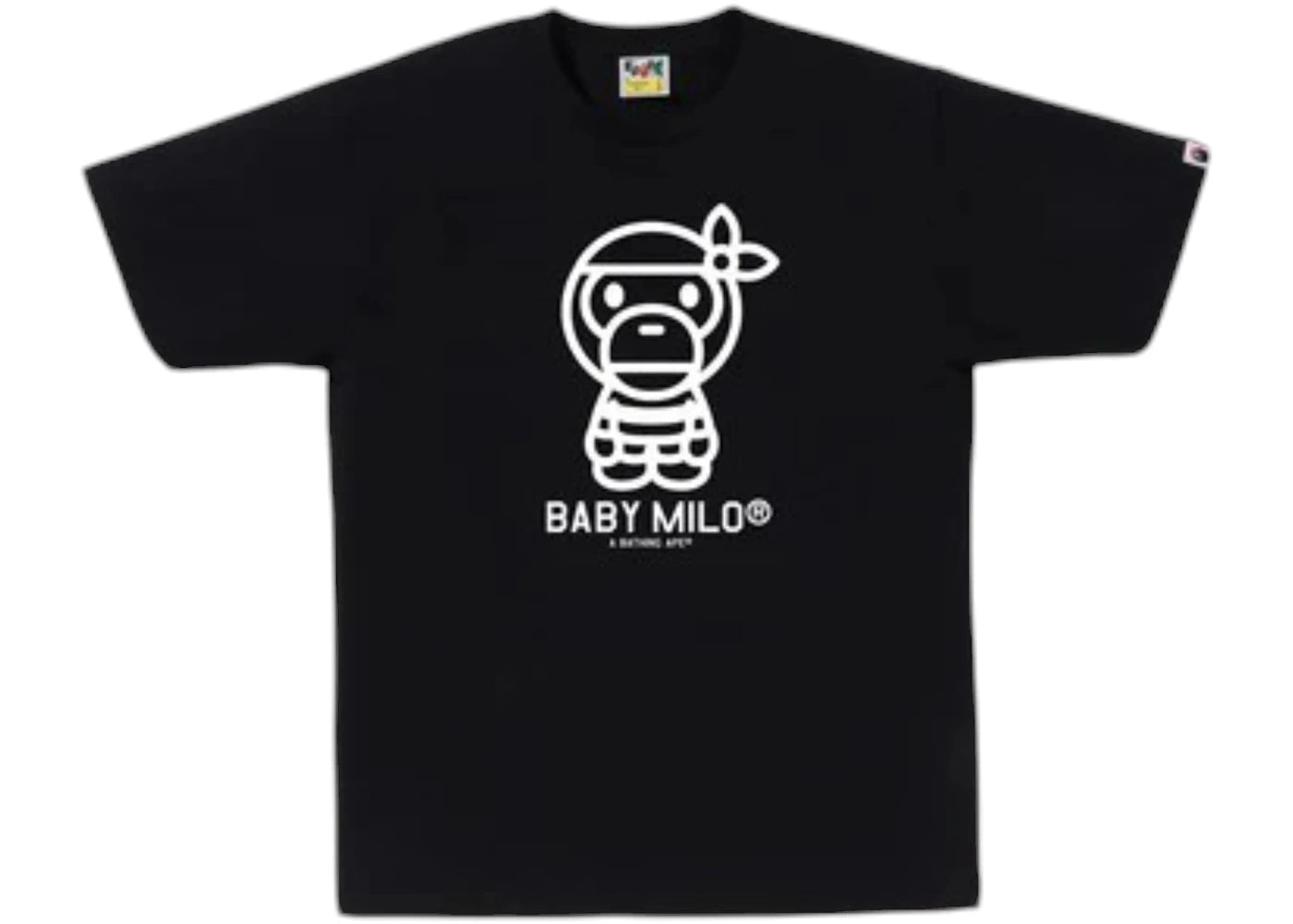 BAPE Pirate Baby Milo Tee Black
