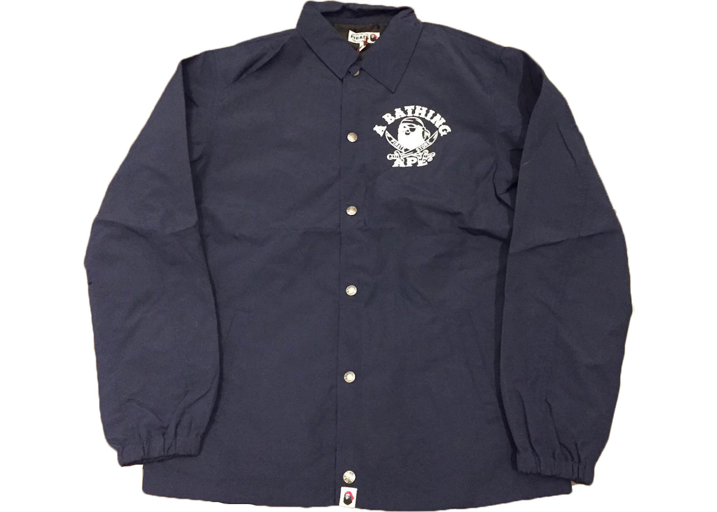 BAPE Pirate Store Coaches Jacket Navy