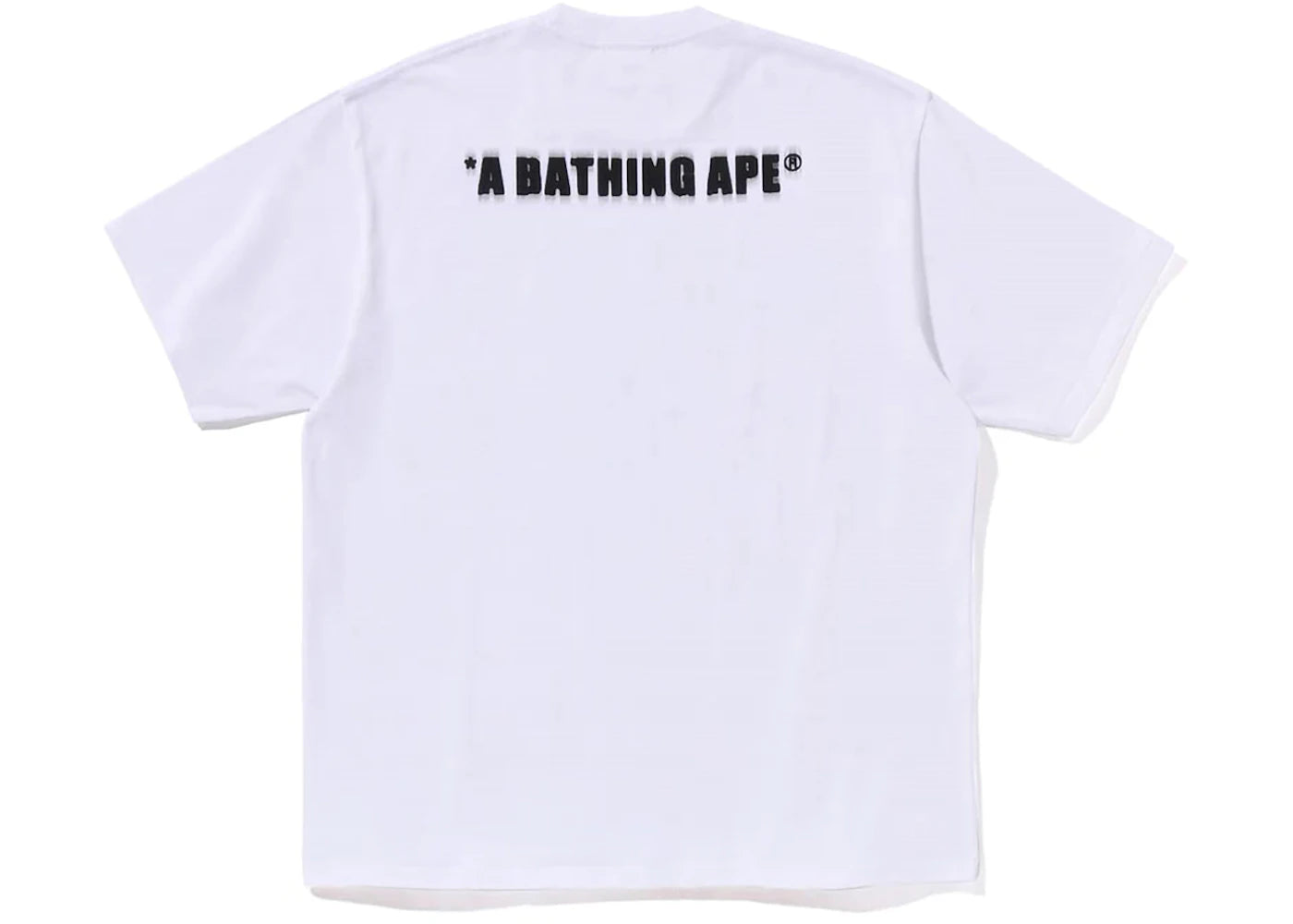 BAPE Pixel Ape Head Relaxed Fit Tee White