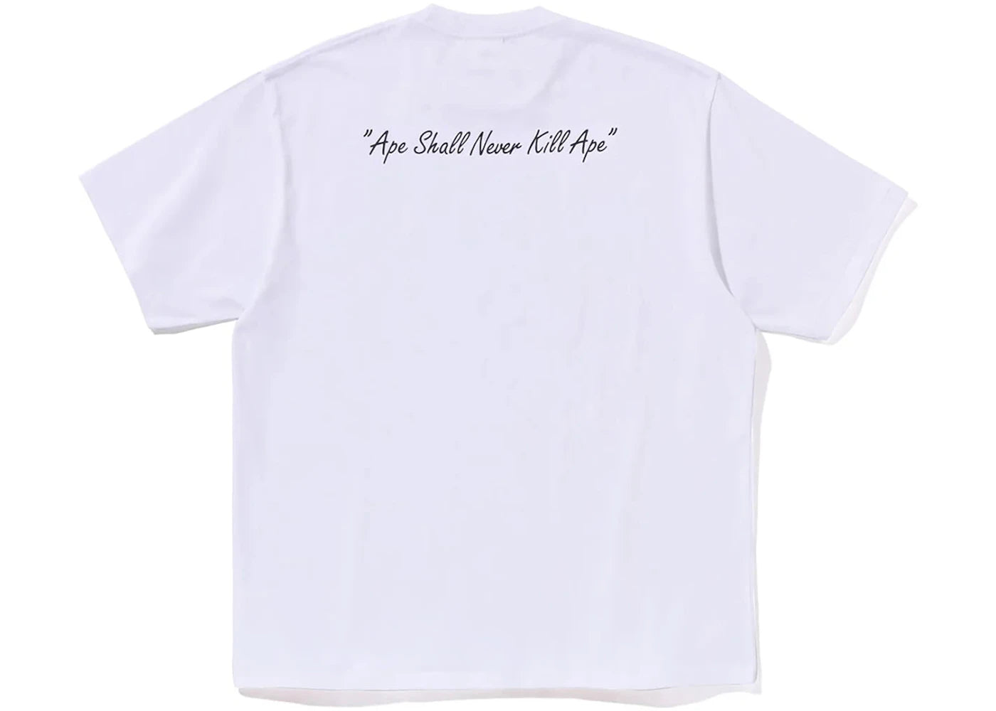 BAPE Pixel Comic Ape Head Relaxed Fit Tee White